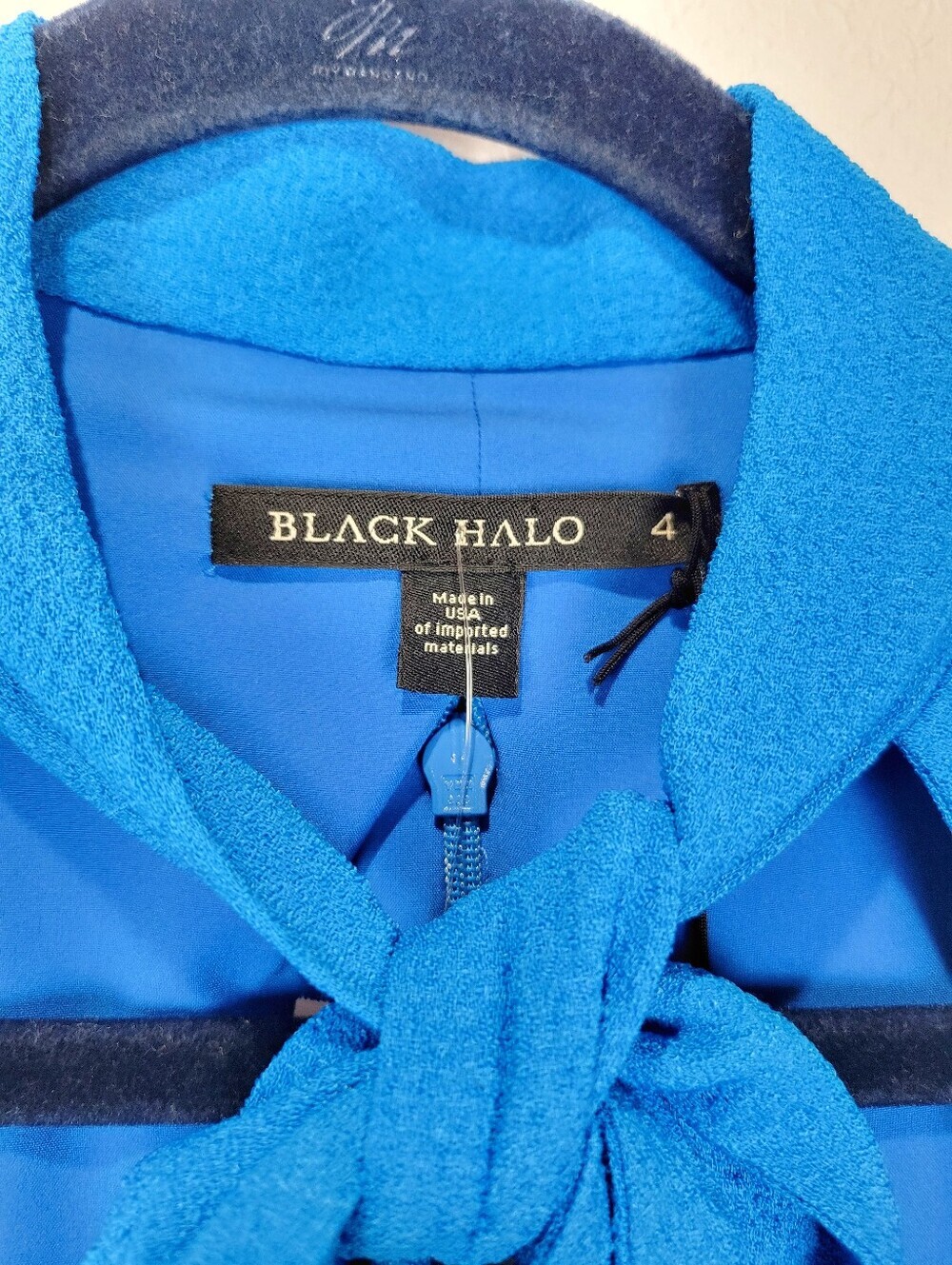 NWT Black Halo Coralia Breezy Blue A-Line Dress Size 4 - Picture 11 of 14